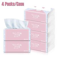 Wonmax 3-Ply Facial Tissues Unscented, Daily Use Ultra Soft Paper Towels, 300 Tissues per Box (Pack of 4)