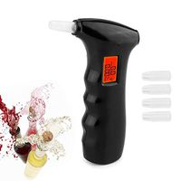 Professional Breathalyzer | Portable and Easy for Personal Use | High Accuracy Professional Grade Semiconductor Sensor | LCD Display | 5 mouthpieces Included