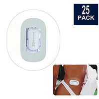 HiBell 25-Pack Dexcom G5 G4 CGM Patches, Pre Cut Clear Waterproof Adhesive Patches, Hypoallergenic Tape, Dexcom CGM Sensor Protection Stickers