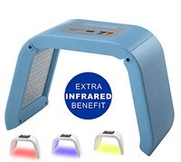 Airblasters 7 Colors PDT LED Light Therapy Machine - Anti Aging Skin Care Tools for Face Neck Body - Salon SPA Rejuvenation Beauty Equipment - Acne Remover Photon Mask with Protective Eye Glasses