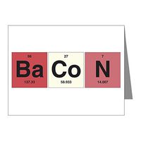 Note Cards (10 Pack) Bacon Periodic Table of Elements