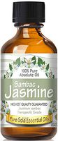 Pure Gold Jasmine Sambac Absolute Essential Oil, 100% Natural & Undiluted, 60ml