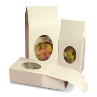 White Windowed Candy Boxes | Quantity: 200 | Width: 1 9/16"