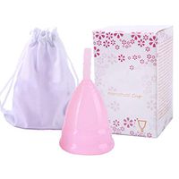 LWWOZL Menstrual Cup | Reusable Menstrual Cups of Silicone Soft Cup Women's Hygiene Cup Multi Size Optional (Color : Pink, Size : S)