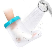 Kids Toddler Leg Cast Covers for Shower, Waterproof Child Foot Ankle Cast Bandage Protector Wrap Foot Broken, Ankle Injury, Heel Wounds, Toe Burns, Keep Plaster Dry When Bathing - 12inch