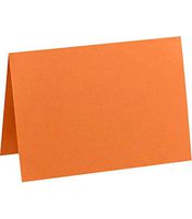 A9 Folded Card (5 1/2 x 8 1/2) - Mandarin Orange (250 Qty.)