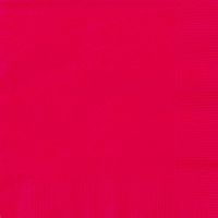 Red Paper Napkins, 50ct