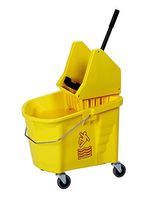 Continental 335-37YW, Splash Guard and Backsaver Combo Set with Down-Press Wringer, Yellow (Case of 1)