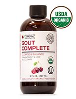 Gout Complete 8oz - Natural & Organic Liquid Gout Treatment, Uric Acid Flush & Remedy Support Medicine (W/Tart Cherry)