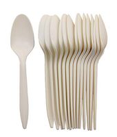 GreenWorks Eco-Friendly 5.8" Plant Starch Disposable Cutlery Spoons,1000 Count Cornstarch Biodegradable Spoons