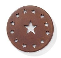 Darice Rustic Metal Star Cap - 3.25 inches