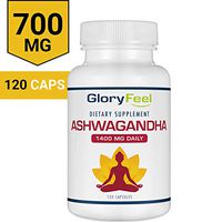 Ashwagandha 1400mg Made with Organic Ashwagandha Root Powder & Black Pepper Extract - 120 Capsules. 100% Pure Ashwagandha Supplement for Stress Relief, Anti-Anxiety & Adrenal, Mood & Thyroid Support