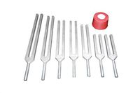 Radical Endocrine & Spine Set of 7 Healing Tuning Forks w Activator + Pouch