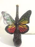 Hand Made Tobacco Pipe. Monarch Butterfly