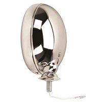 Chrome Vintage Style Fog Light, 12 Volt, Clear Lens