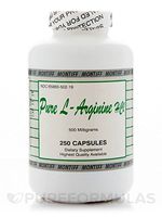 Pure L-Arginine HCL 500 mg - 250 Capsules by Montiff