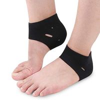 1 pair of moisturizing silicone soft rubber heel anti-skid socks maintenance dry cracked skin care protection foot care