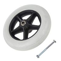 dailymall 8" Wheelchairs Rollators Walking Frame Replacement Wheels,Wearproof,Antislip