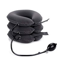 Inflatable & Adjustable Neck Support Pillow, Cervical Neck Traction Device Chin Supporting Collar, Neck Suport Pillow + Universal Neck Support for Travel Home Office to Provide Comfort Experience