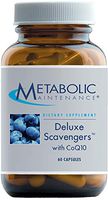 Metabolic Maintenance Deluxe Scavengers - Antioxidant Supplement with Pomegranate, CoQ10, Vitamins, Lutein + Zeaxanthin (60 Capsules)