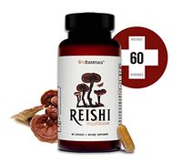 Organic Reishi Mushroom - 500mg Veg Capsules - WelEssentials Herbal Supplement – Immune Support, Liver Support, Heart and Cardiovascular Health, Sleep and Brain Booster