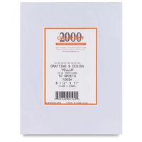 Clearprint 1000H Design Vellum Sheets, 16 Lb., 100% Cotton, 17 x 22 Inches, 10 Sheets Per Pack, 1 Each (10201220)