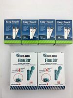GET•WELL Fine 30g Universal Twist Lancets 200 CT - Made in Canada ! 200 CT EasyTouch Blood Glucose Test Strips
