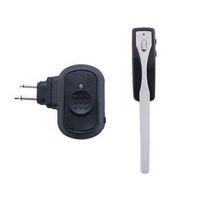 Bluetooth Headset Adapter,Portable Wireless Bluetooth Headset Adapter Converter Earpiece for Walkie-Talkie Black