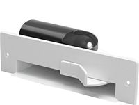 AutoDust Automatic Dustpan Sweep Inlet with Low Profile Fitting (White)