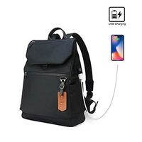 Petfu Waterproof Backpack Anti Theft College Lightweight School, Black, Size 15.6