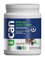 UCAN Energy + Plant Protein Powder (600g) - Pea Protein, Vegan Friendly, No Sugar Added (Chocolate)