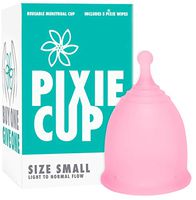Pixie Menstrual Cup - Ranked 1 for Most Comfortable Menstrual Cup and Best Removal Stem - Every Cup Purchased One is Given to a Woman in Need! (Small)