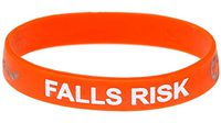 Falls Risk - Medic Bracelet (infilled White) - Medium