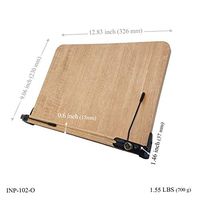 BestBookStand INP-102-O Patented Ergonomic Premium Book Stand (Bookstand/Bookstands/Holder/Cookbook/Music)