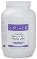 BIOTONE Relaxing Therapeutic Massage Creme - 1 Gallon