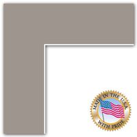 10x10 Gray / TV Grey Custom Mat for Picture Frame with 6x6 opening size (Mat Only, Frame NOT Included)