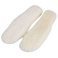 Andux Zone Sheepskin Insoles Boots Wool Insoles for Winter Men Women Warm Insoles YMXD-01 (EU45)