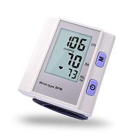 IMDK Blood Pressure Monitor Fully Automatic Accurate Wrist Blood Pressure Monitor 180 Reading Memory with Large LCD Display&Adjustable Cuff for Home Use
