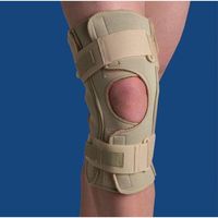 Swede-o Hinged Knee Wrap Dual Pivot, Beige, XXXX-Large, 1.4 Pound