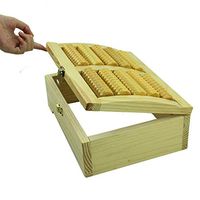 QTT Foot Massage Foot Massager, Roller Wooden Leg Foot Massage Machine, Home Foot Moxibustion Box Smoker