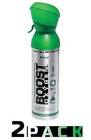 95% Pure Pocket Sized Oxygen Supplement, Portable Canister of Clean Oxygen, Increases Endurance, Recovery, Mental Acuity and Performance (5 Liter Canisters, Natural, 2-Pack)