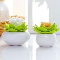 LIVDAT Cute Lotus Shaped Fruit Vegetable Picks Cake Snack Fork Dessert Appetizer Appetiser Toothpicks Salad Forks Home Kitchen Decoration Gadget (Color May Vary)