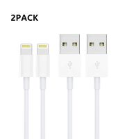 2Pack Apple Original Charger [Apple MFi Certified] Lightning to USB Cable Compatible iPhone Xs Max/Xr/Xs/X/8/7/6s/6plus/5s,iPad Pro/Air/Mini,iPod Touch(White 1M/3.3FT) Original Certified
