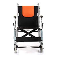 CHAIR Medical Rehab Chair, Wheelchair,Lightweight Folding Wheelchair Driving Medical, Wheelchair Portable Ultra Light Old Aluminum Alloy Push Back Small Travel Simple Manual Wheelchair