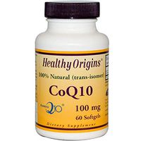 Healthy Origins, CoQ10 Gels ( Kaneka Q10 ), 100 mg, 60 Softgels - 2pc