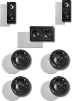 Polk 7.0 Surround System: Pair of 265rt, One 255crt In-wall Front, 2pairs 0f 90rt (Bundle of 7 Speakers) In-ceiling Rear