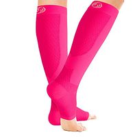 OrthoSleeve FS6+ Compression Foot and Calf Sleeve (Pair), Pink Fusion, Large