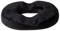 Chesna Donut Tailbone Seat Cushion for Hemorrhoid Treatment Prostate Post-Surgery Relief Pregnancy Pillow Orthopedic Lift Cushion Made of Premium Comfort Foam for Home Work or Car, Black