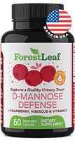D-Mannose Defense Supplements – Safe, Natural Cleansing Formula for Urinary Tract and Bladder Health- Helps Prevent UTI and Promotes Healthy Immune System and Gut Flora - 60 Capsules - by ForestLeaf