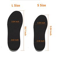 Height Increase Shoe Insoles Heel Lift Insole Extra Layer for Men Women Adult (L (10.7 inch), One Layer)